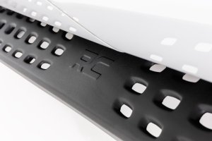 Ford F-150 Running Board - Crew Cab - Rough Country - RPT2 - Black - '09-'14